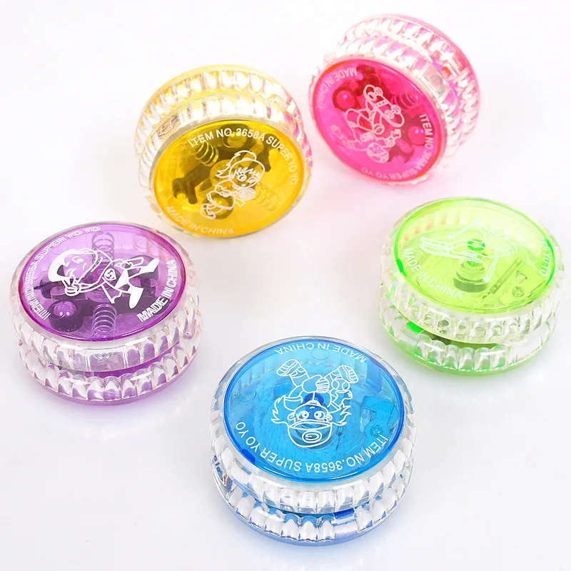 Details about   LED Flashing Yoyo Kids Toys Spin Plastic Bearing Spinning String Children Supply